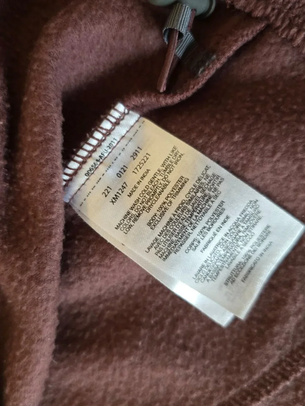 Columbia Men’s Steens Mountain Tobacco Full-Zip Fleece Jacket Size Medium